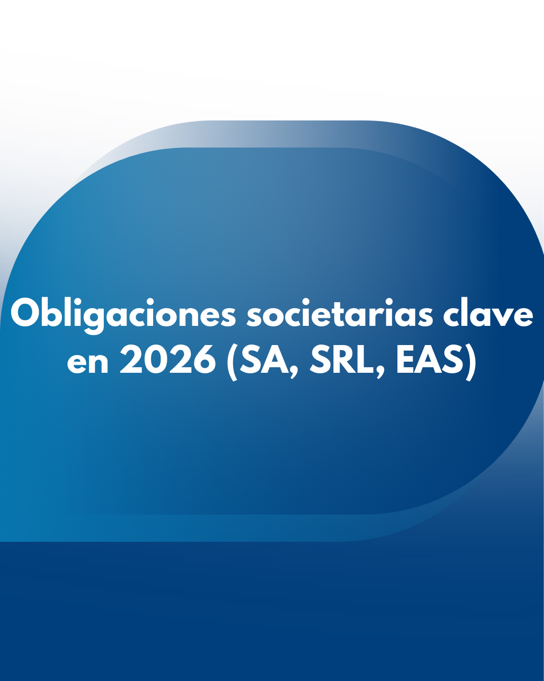 Obligaciones societarias 2026